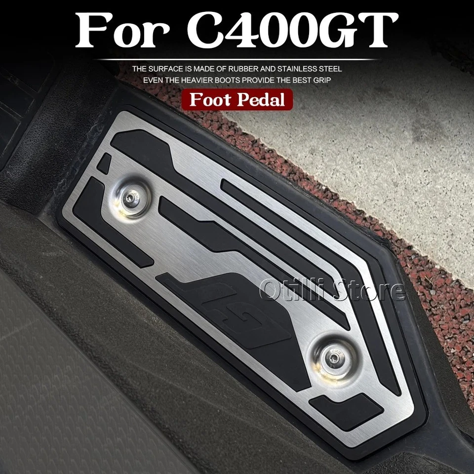 For BMW C400GT C400 GT 2025 Rubber Foot Rests Foot Pegs Pedal Footboard Kit - Image 1 of 4