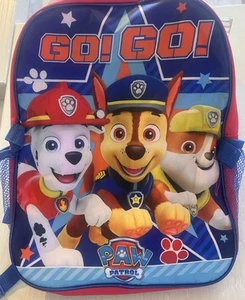 Paw Patrol Backpack Blue School Bookbag 16x14” - Picture 1 of 3