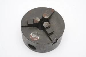 Pratt Lathe Chuck 4" 3 Jaw, 10cm diameter. - Picture 1 of 5