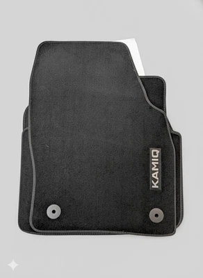 Tappetini Moquette Originali Škoda Kamiq Set 4 Pezzi Nero Logo 658061404 - Imagen 1 de 4