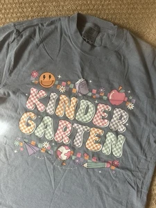 Blaues Kindergärtner T-Shirt M Neu ohne Etikett - Bild 1 von 7
