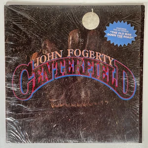 JOHN FOGERTY Centerfield Vinyl LP in SHRINK with HYPE Sticker 1985 VG+ - Foto 1 di 4