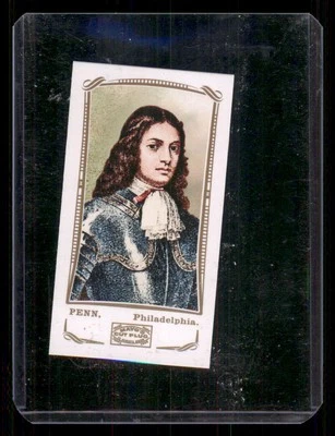 2009 Topps Mayo Celebrated Citizens #CC2 William Penn - Image 1 of 2