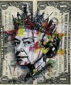 Chris Boyle Money Art Real Dollars 1/1 PLUS COA - Picture 1 of 3