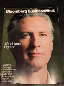 Bloomberg Businessweek Magazine - November 2025 Gavin Newsom Resistance Fighter - Bild 1 von 5