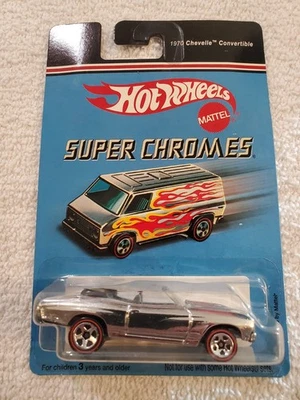 风火轮 1970 年 Chevelle 可调式压铸汽车来自 Super Chromes 系列。 — 第 1/3 张图片