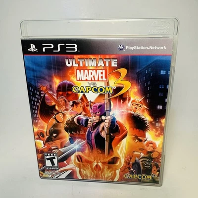 Ultimate Marvel vs. Capcom 3 (Sony PlayStation 3, 2011)w/ Manual TESTED - Image 1 of 4