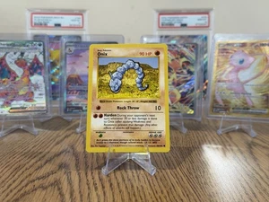Vintage Pokémon WOTC Base Set Shadowless Onix 56/102 NM/NM+ - Picture 1 of 5