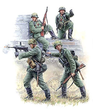 Modellino militare 1/35 german panzergrenadiers zvezda 3582 scala 1:35 - Immagine 1 di 4