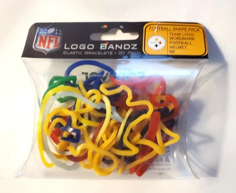 Pittsburgh Steelers NFL Forever Collectibles Elastic Bracelets Silly Bandz Cover