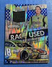 2016 Panini Prizm NASCAR Race Used Tire Blue Flag 24/49 Kyle Busch #T-KY
