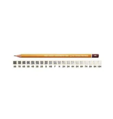 Matita in grafite KOH-I-NOOR da Disegno Professionale Dura SERIE H a Scelta