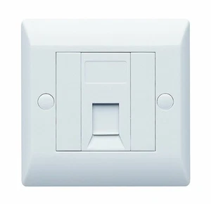MK SW38 Superswitch 1G RJ11 Telephone Data Socket White - Picture 1 of 1
