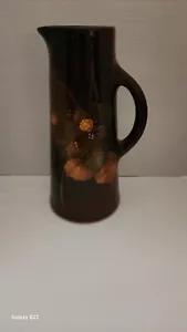 Ausgezeichneter Vintage Louwelsa Weller große Keramik brauner Krug! - Bild 1 von 11