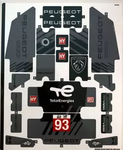 LEGO STICKER SHEET #2 ONLY 42156 PEUGEOT 9x8 24H LE MANS HYPERCAR from set New - Picture 1 of 2
