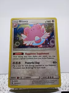 POKEMON TCG CARD Blissey 153/214 Lost Thunder 2018 COSMOS HOLO RARE - NM/MT - Picture 1 of 2