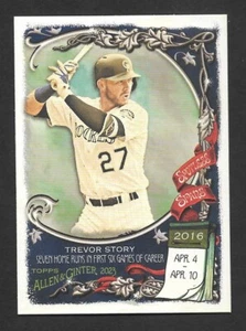 2023 Topps Allen & Ginter TREVOR STORY Spotless Spans -COLORADO ROCKIES- #SS-31 - Picture 1 of 1
