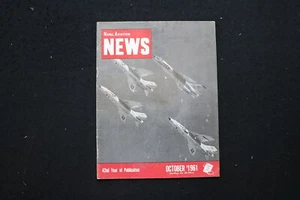 1961 OCTOBER NAVAL AVIATOR NEWS MAGAZINE - NAVY JETS COVER - SP 4182P - Picture 1 of 2