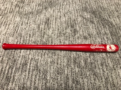 Louisville Slugger St Louis Cardinals 22" Red Mini Wood Baseball Bat Circle 1995 Cover