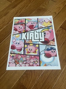 KIRBY Nintendo Art Print Photo 11 x 14 Poster Adventure Basemen Decor Video Game - Picture 1 of 1