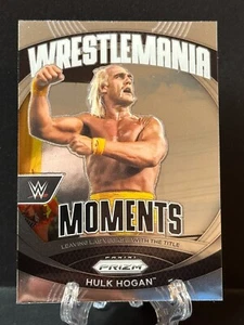 2024 Hulk Hogan Panini Prizm WWE Wrestlemania Moments Insert 26 - Picture 1 of 2