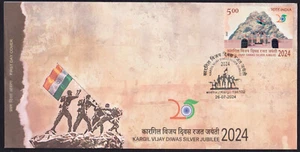 INDIEN - 2024 KARGIL VIJAY DIWAS SILVER JUBILEE - FDC - Bild 1 von 4
