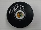 DYLAN STROME SIGNED CHICAGO BLACKHAWKS TEAM PUCK WITH BAS BECKETT WITNESSED AUTO