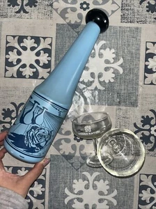 Rosso Antico vintage Coppe Bottiglia Salvador Dalí Retro Modernariato - Foto 1 di 6