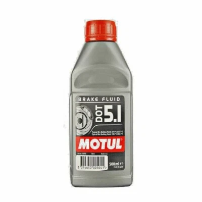 MOTUL DOT 5.1 OLIO LIQUIDO FRENI AUTO MOTO ABS 500ml 100% Sintetico Brake Fluid