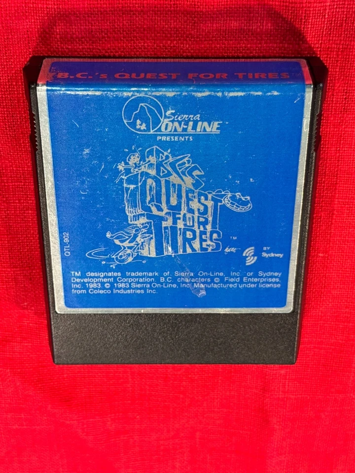 ColecoVision Cartridge - BC's Quest for Tires - Image 1 of 1