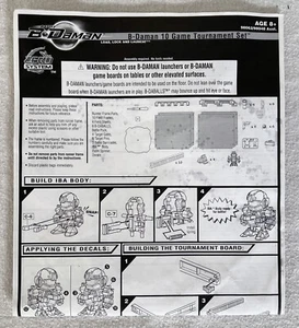 2004 BATTLE B-DAMAN 10 GAME TOURNAMENT SET Replacement Parts: Instructions Sheet - Picture 1 of 2