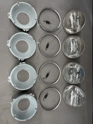 1958-1967 Impala Chevelle GTO Cutlass 442 F85 T3 Headlight Bucket Trim Ring Nova - Image 1 of 4