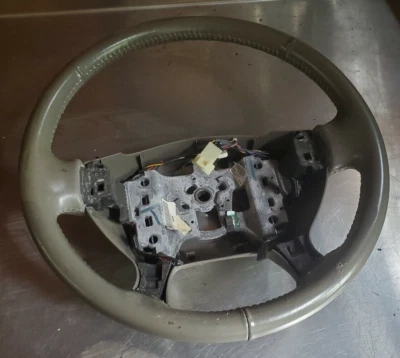 1999-2005 Cadillac Deville Steering Wheel Leather Med DK Wheat 25748189 used oem - Image 1 of 4