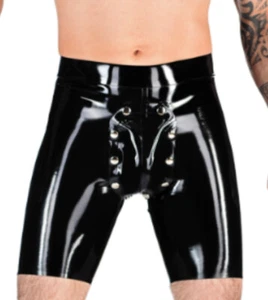 Latex Gummi Rubber Black Halloween Sexy Shorts Party Cosplay XS-XXL - Bild 1 von 2