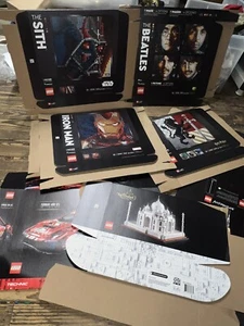 Lego EMPTY Only Box Wall Art Marvel, Star, Wars, Harry Potter, Architecture - Picture 1 of 10