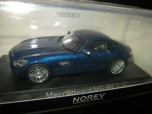 1:43 Norev Mercedes-Benz AMG GTS 2015 azul/azul n.o 351348 en embalaje original - Imagen 1 de 1