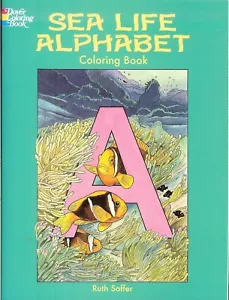 Sea Life Alphabet Malbuch aus Dover Publikationen, NEU PB - Bild 1 von 5