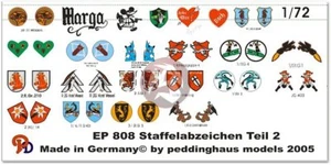 Peddinghaus 1/72 German Luftwaffe Staffel (Squadron) Markings WWII No.2 807 - Picture 1 of 1