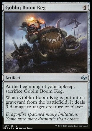 Magic the Gathering MTG Goblin Boom Keg (159) Fate Reforged   LP - Image 1 of 1