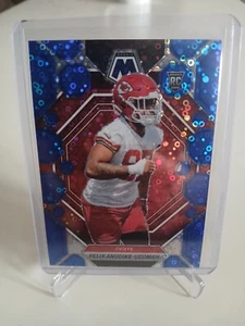 Panini 2023 Mosaic Felix Anudike-Uzomah Blue No Huddle 05/75 Rookie Chiefs RC - Bild 1 von 2