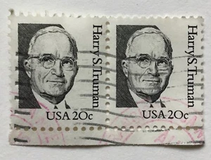United States -Harry S Truman x2 20 cents 1984 Sg:US 1830 - Picture 1 of 1