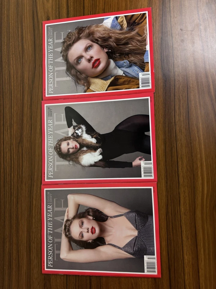 TAYLOR SWIFT 2023 TIME PERSON OF THE YEAR Time Magazine Dec 25 Issue ALL 3 COVER - Image 1 of 1