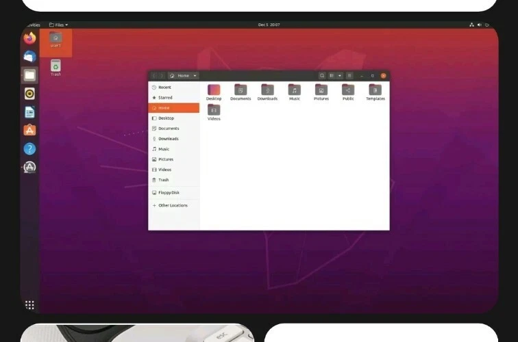 Ubuntu Linux Live OS 16GB Bootable USB 2.0 Flash Drive  - Image 1 of 2
