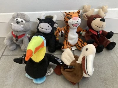 COCA-COLA Collection 1999 International Bean Bags Plush Toys x 6 Great Condition - Image 1 of 4