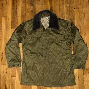 East German Rain Drop Camo Winter Field Combat Coat Jacket Concealed Carry M48 - Picture 1 of 12