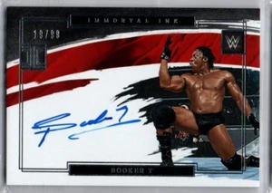 Booker T 2022 Panini Impeccable WWE Immortal Ink Autograph Auto /99 - Picture 1 of 1