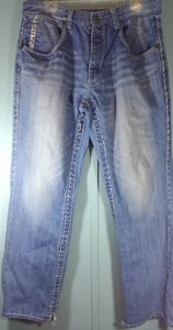 Pantalones de mezclilla para hombre Parish Factory desgastados tiro 34 X 31,5 11 - Imagen 1 de 8