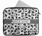 Personalised Any Name Football Design Laptop Case Sleeve Tablet Bag 357