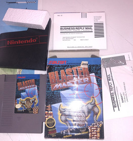 Blaster Master (Nintendo NES, 1988) CIB, EXTRA MINT GORGEOUS**BOX 9.5/10