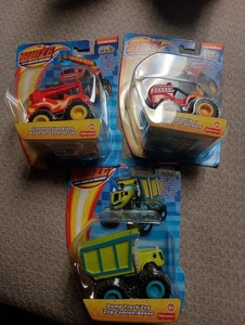 3 Fisher Price Blaze & the Monster Machines Diecast Car Truck NEW - Picture 1 of 4